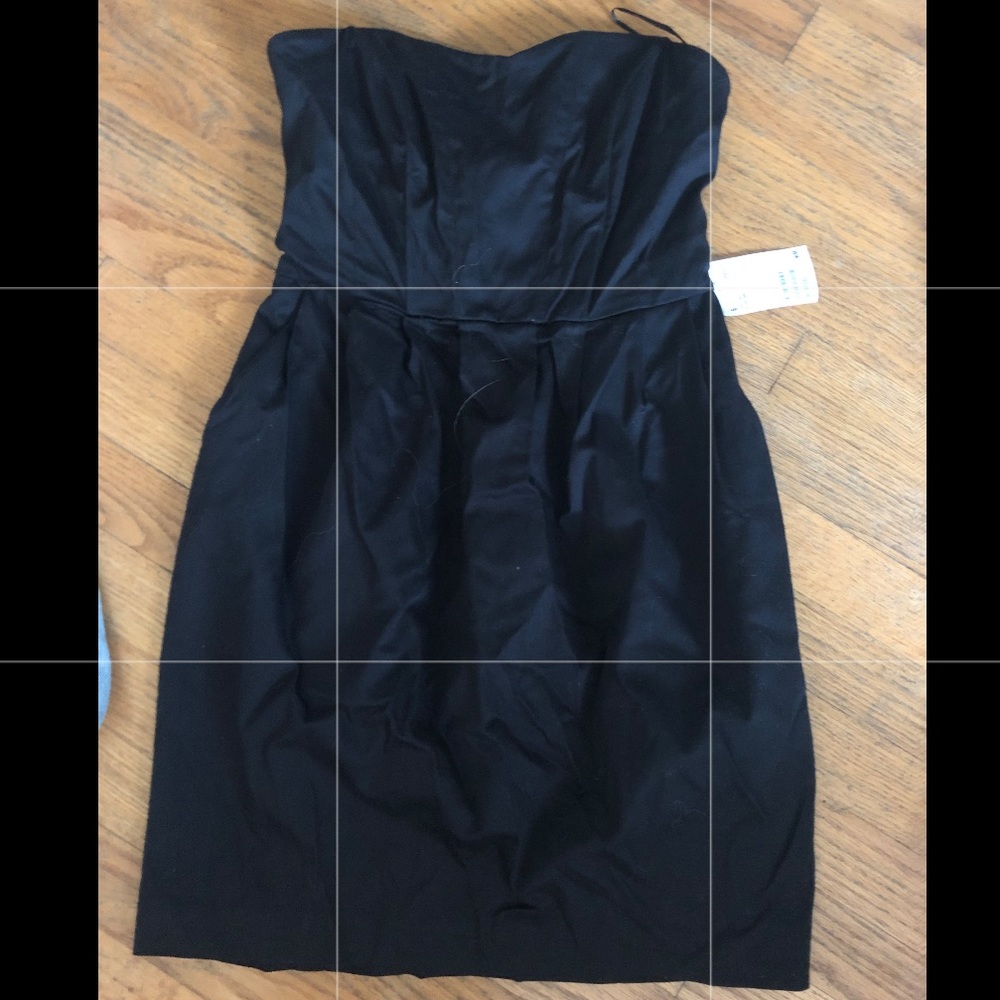 H&M Sweetheart Black Dress with Pockets